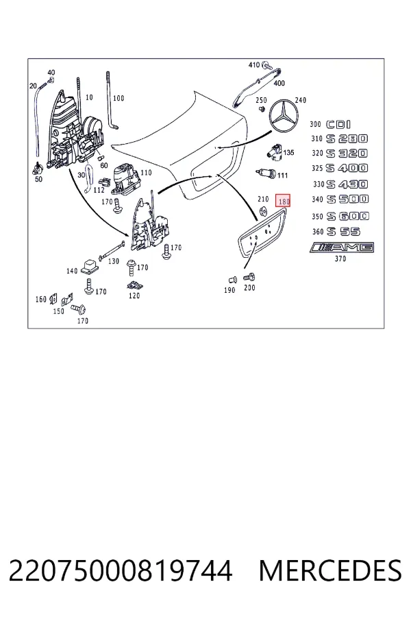 A2207500081 Mercedes 