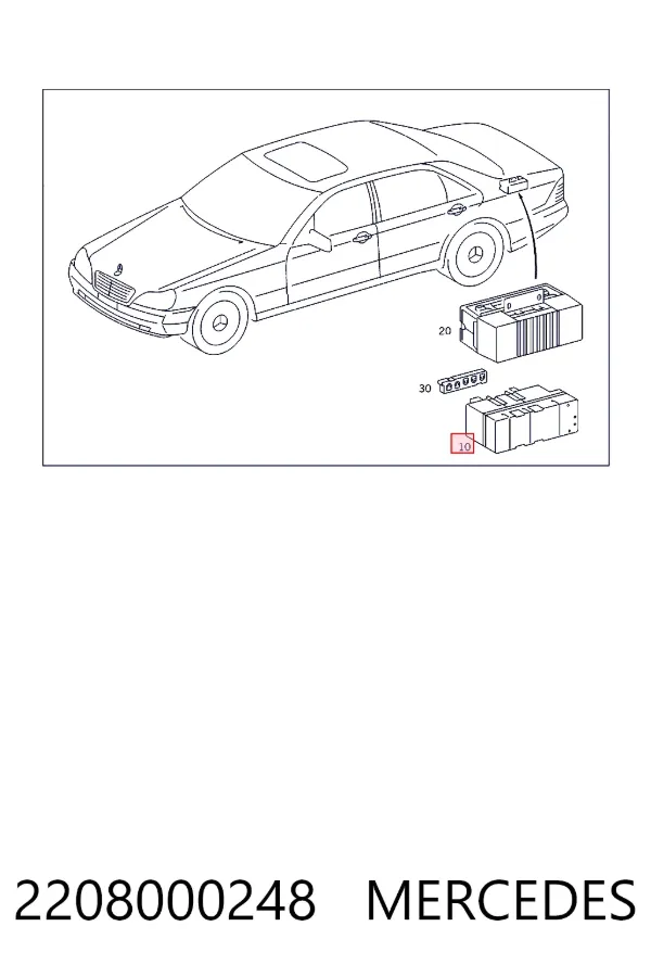 Вакуумный насос A2208000248 Mercedes
