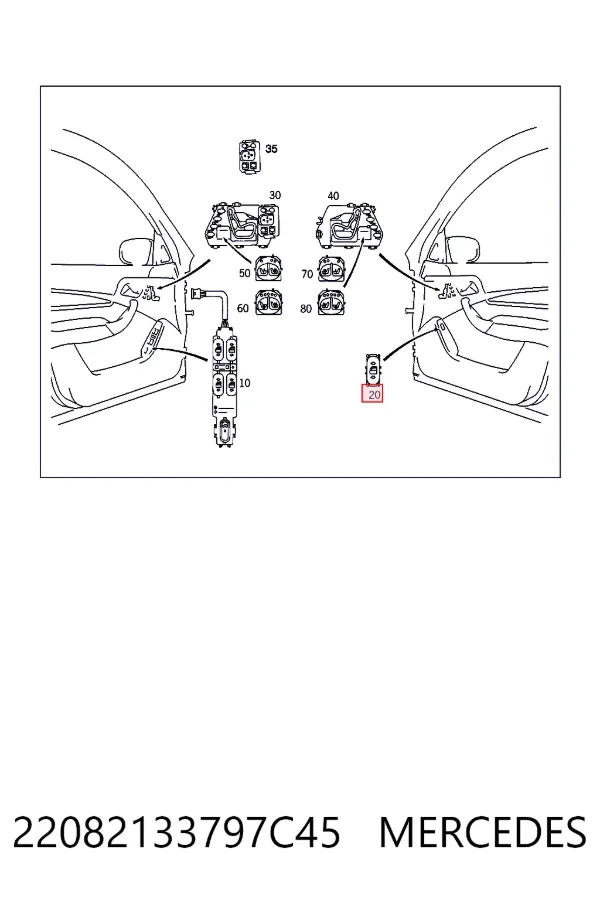 A22082133797C45 Mercedes 