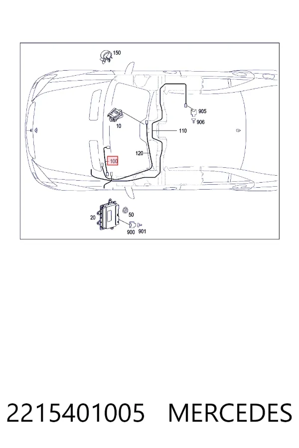 A2215401005 Mercedes 