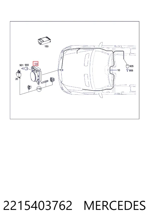  A2215403762 Mercedes
