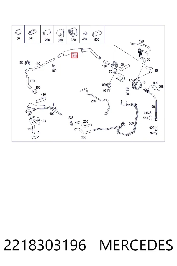  Mercedes A2218303196