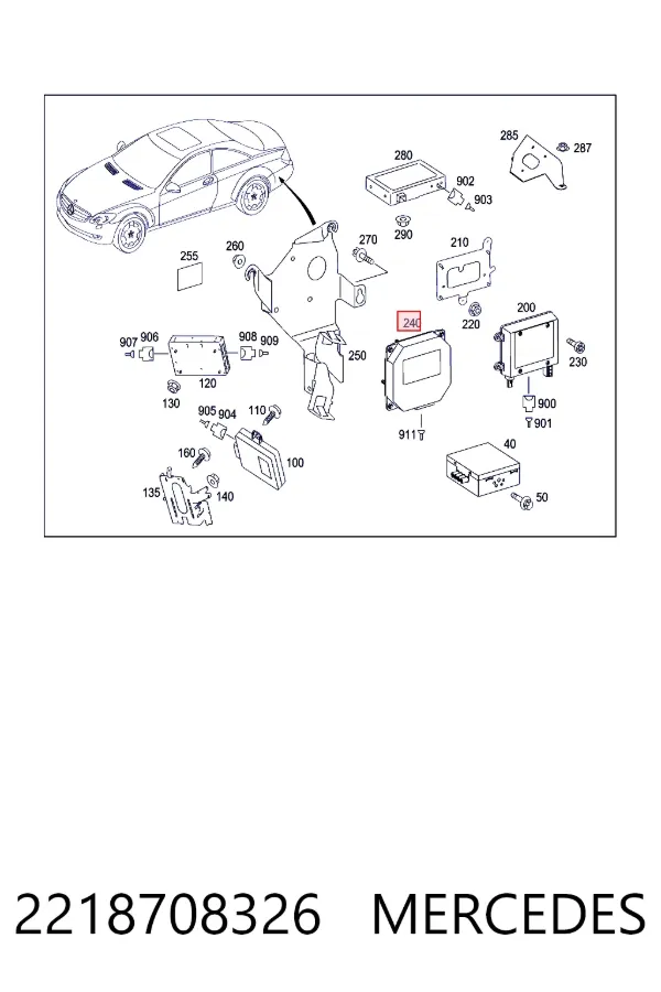  2218708326 Mercedes