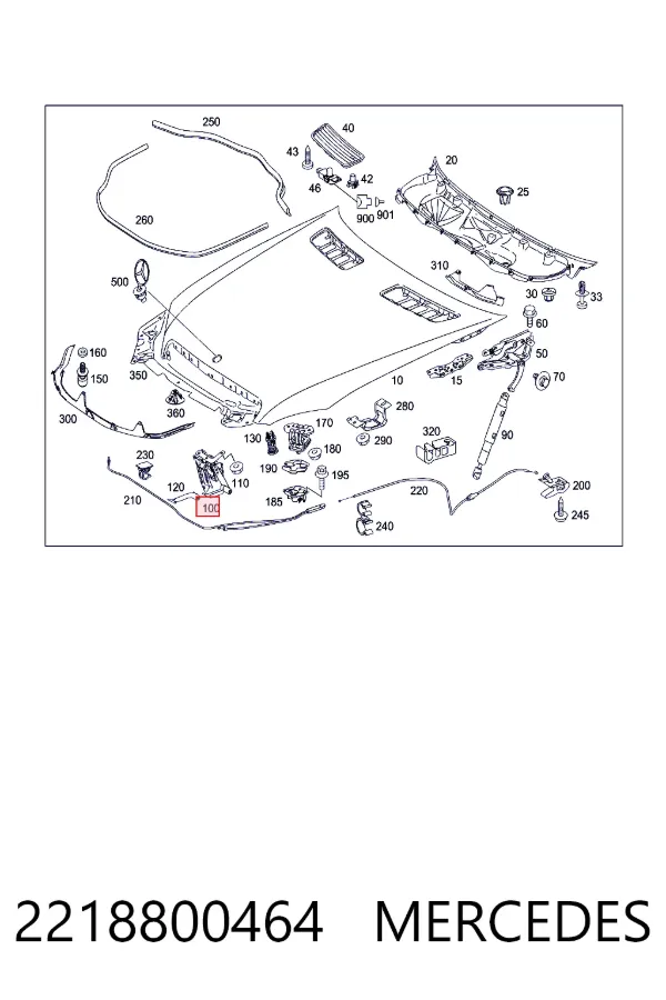  Mercedes A2218800464
