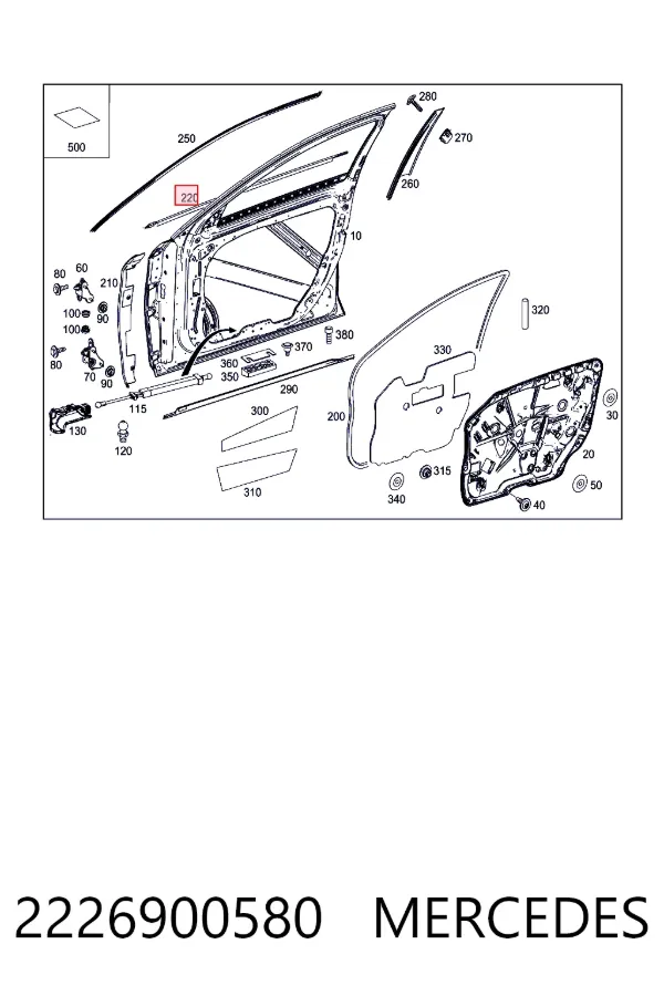 A2226900580 Mercedes 
