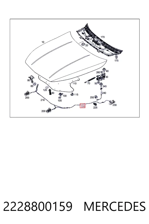  Mercedes A2228800159