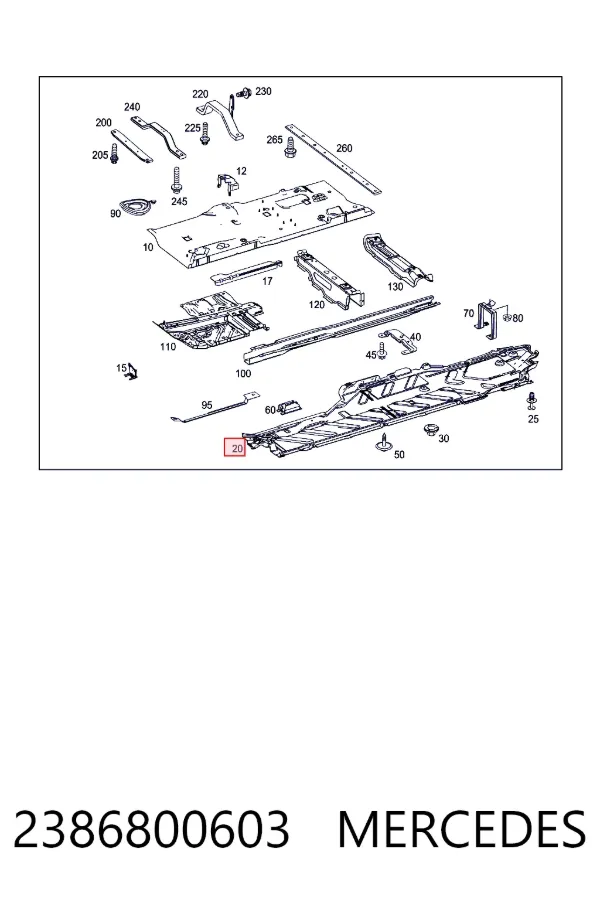  A2386800603 Mercedes