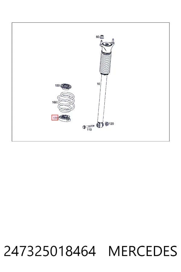  Mercedes A2473250184 цена, от 10.16 USD