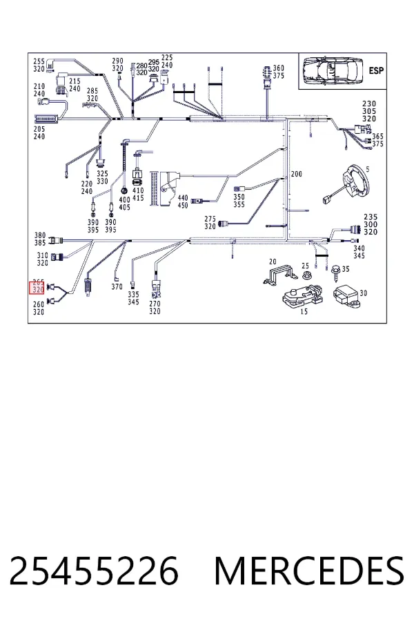  A0025455226 Mercedes