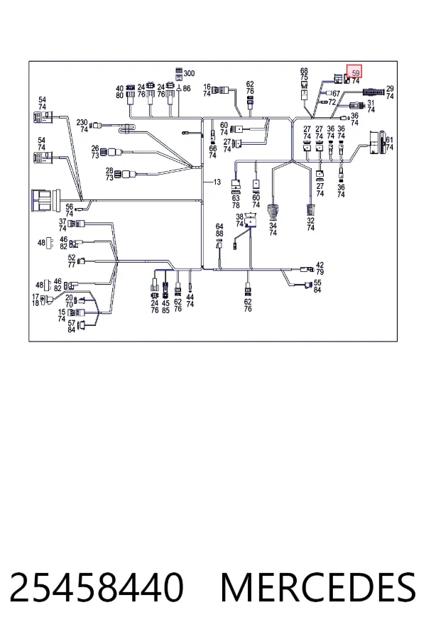 A0025458440 Mercedes 