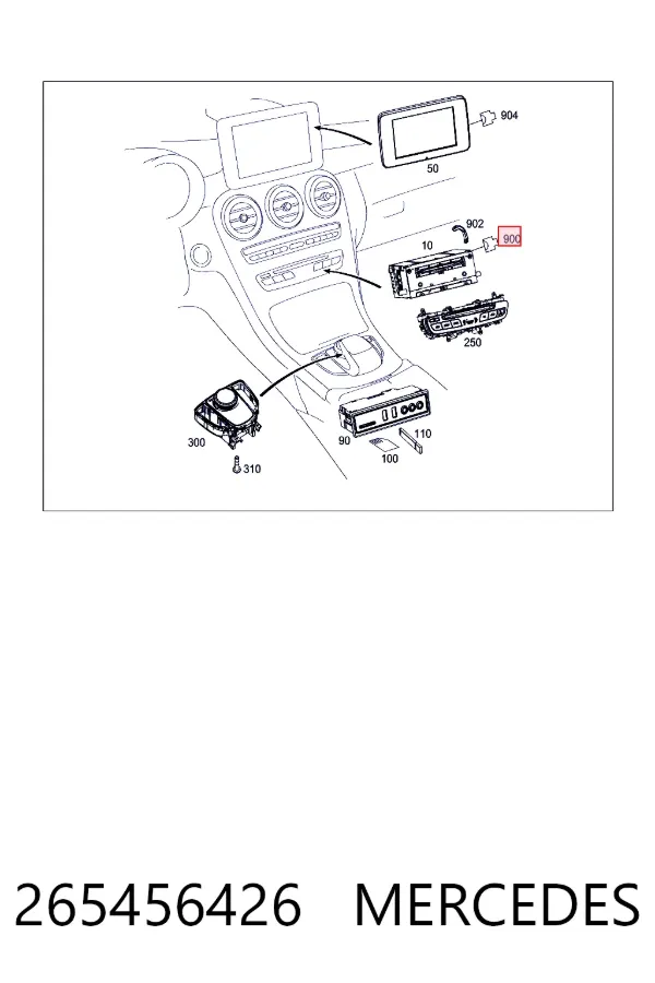 A0265456426 Mercedes 
