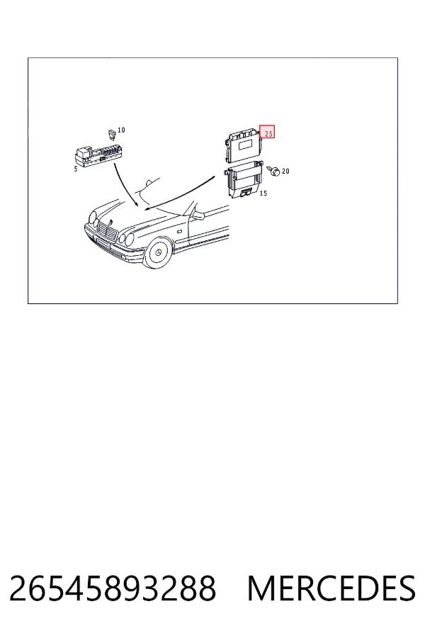  Mercedes A0265458932 цена, от 38.01 USD
