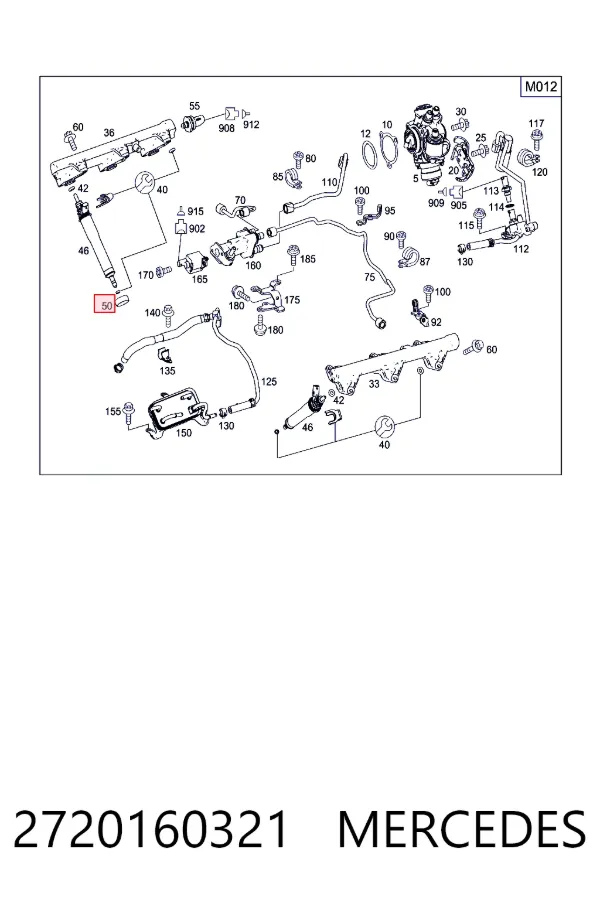  Mercedes A2720160321 цена, от 1.65 USD