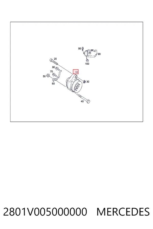 Купить A0002801V005000000 Mercedes Генератор