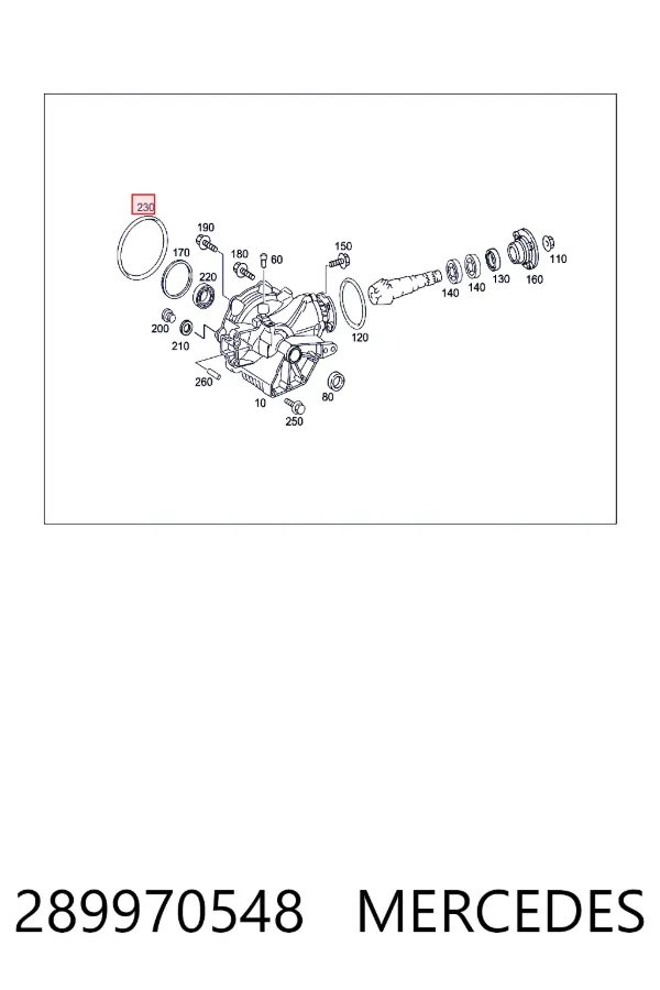  Mercedes A0289970548 цена, от 10.01 USD
