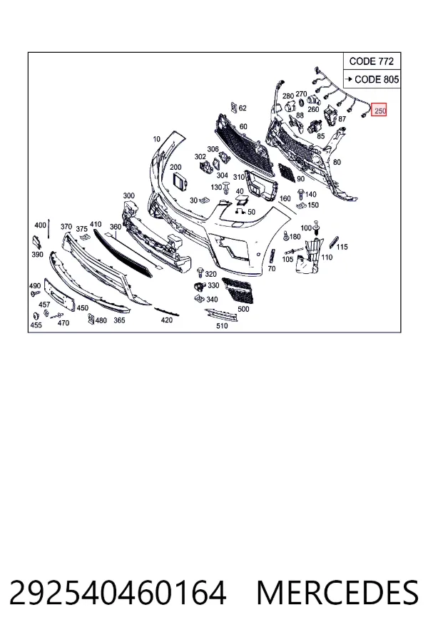  Mercedes A2925404601