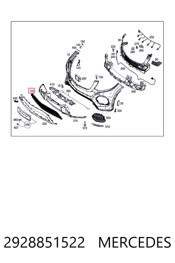 A2928851522 Mercedes 