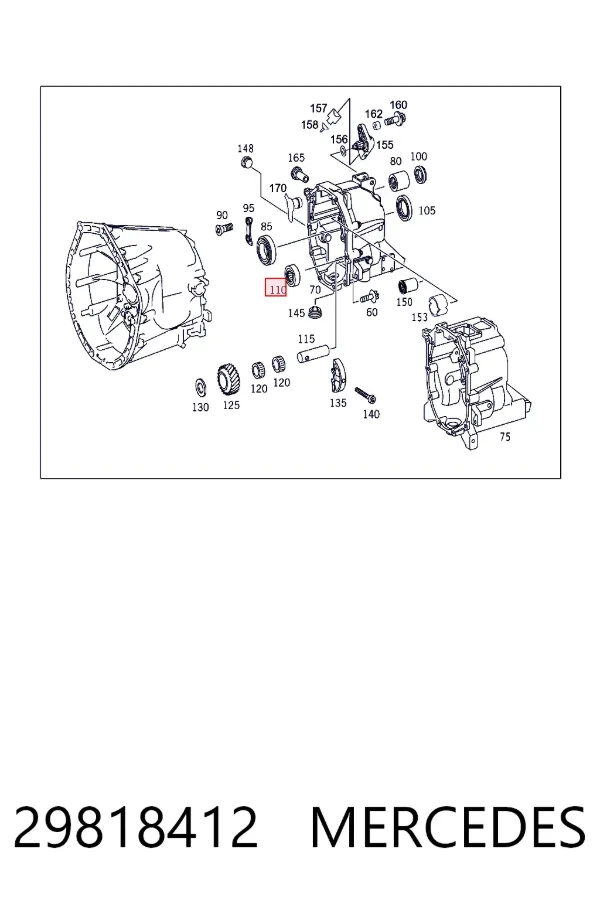 A0029818412 Mercedes 