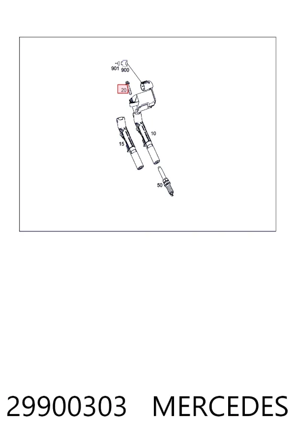 Купить A0029900303 Mercedes 