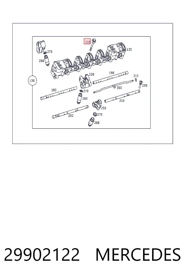 Купить A0029902122 Mercedes 