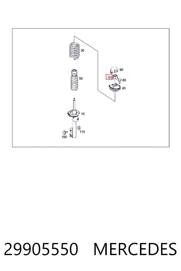 A0029905550 Mercedes 