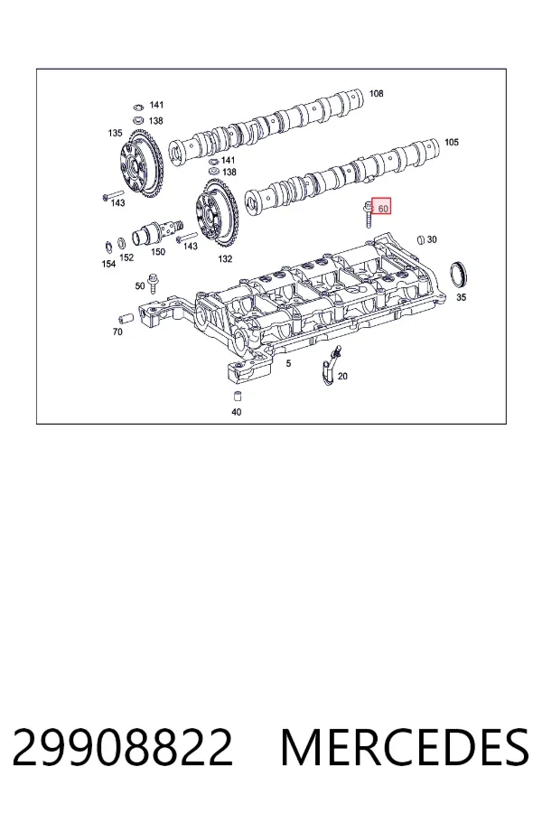 A0029908822 Mercedes 