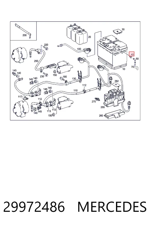  Mercedes A0029972486