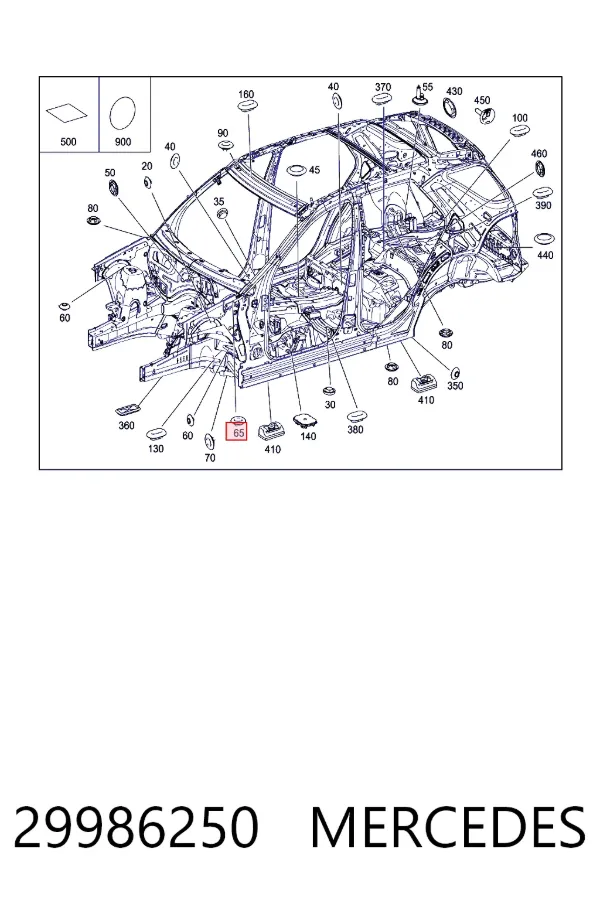  Mercedes A0029986250 цена, от 3.74 USD