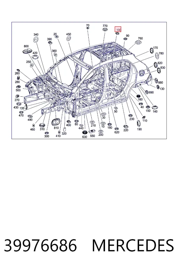  A0039976686 Mercedes