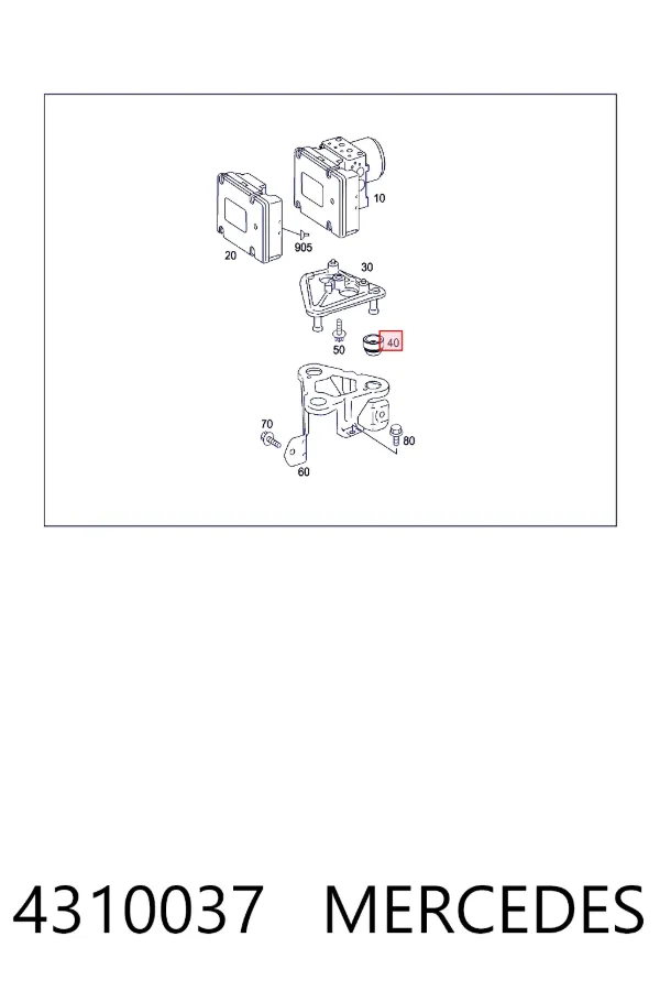 Купить A0004310037 Mercedes 