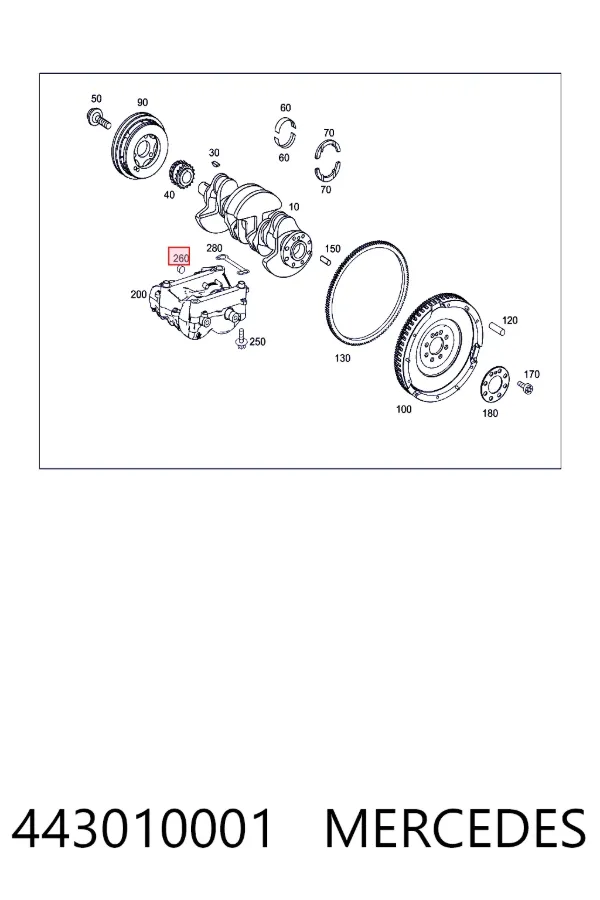  Mercedes N000443010001 цена, от 1.09 USD