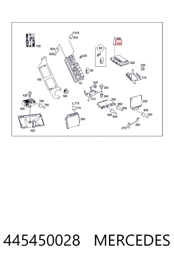  A0445450028 Mercedes
