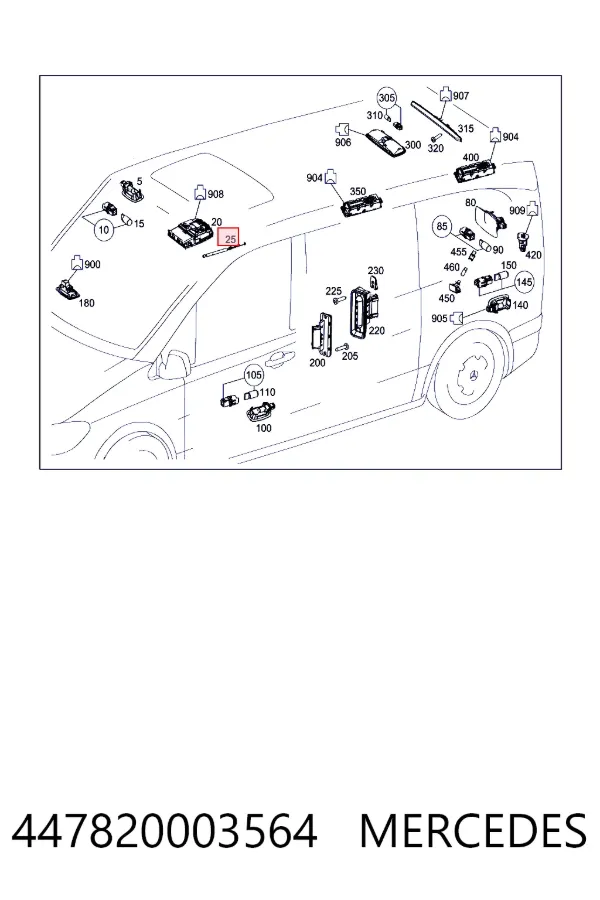  Mercedes A4478200035 цена, от 23.71 USD