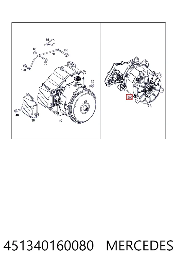 Двигатель в сборе (электрический) Mercedes A4513401600 цена, от 1963.17 USD