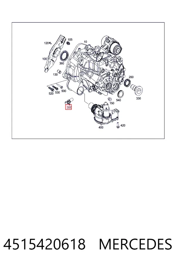 Купить A4515420618 Mercedes Датчик скорости вращения вала АКПП