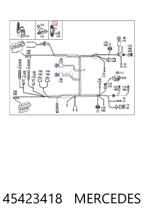 Купить A0045423418 Mercedes 
