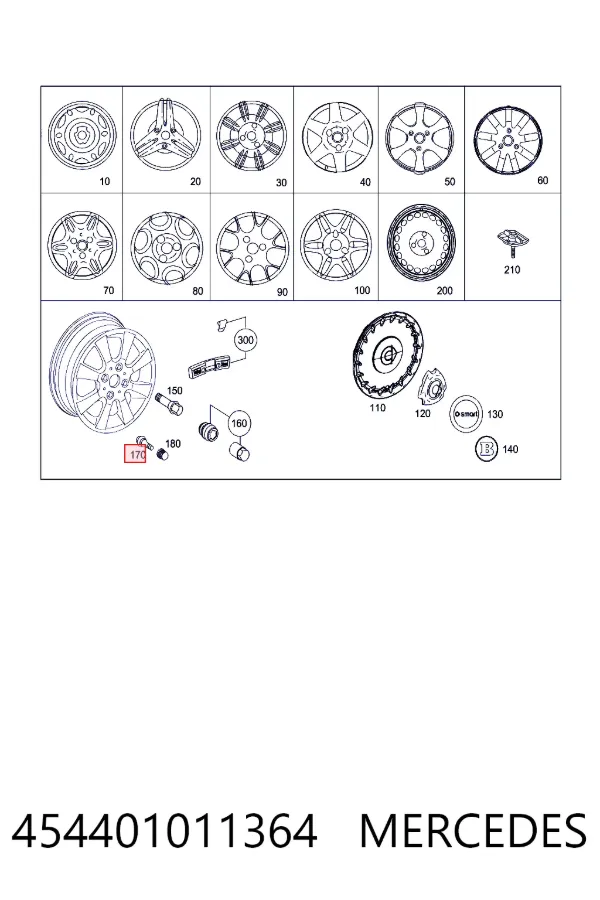 Купить A4544010113 Mercedes Датчик контроля давления в шинах
