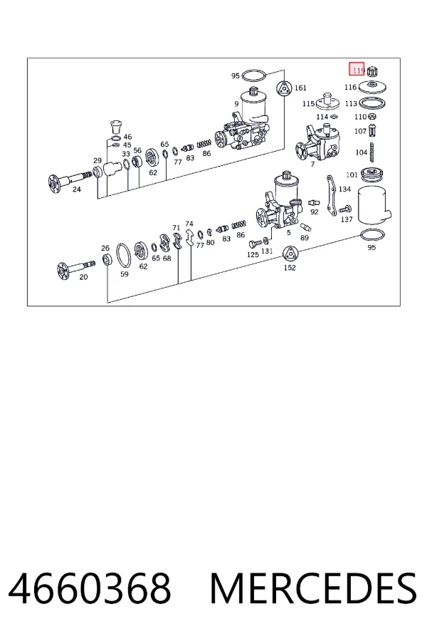  Mercedes A0004660368 цена, от 11.07 USD