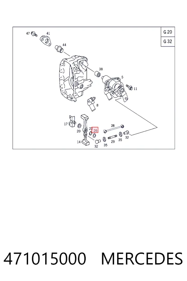Купить N000471015000 Mercedes 