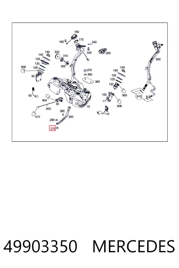 Купить A0049903350 Mercedes 