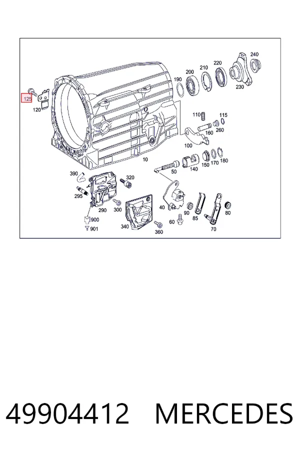 Купить A0049904412 Mercedes 