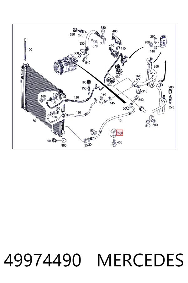  A0049974490 Mercedes