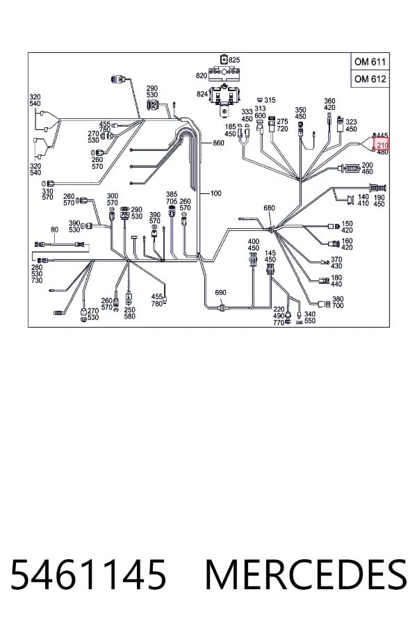  A0005461145 Mercedes