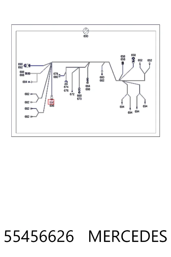  A0055456626 Mercedes