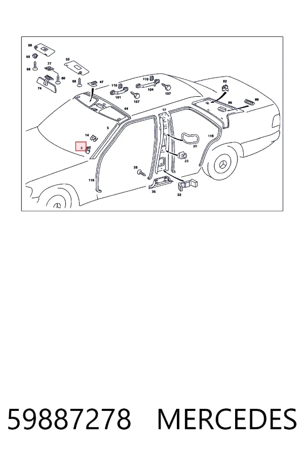  A0059887278 Mercedes