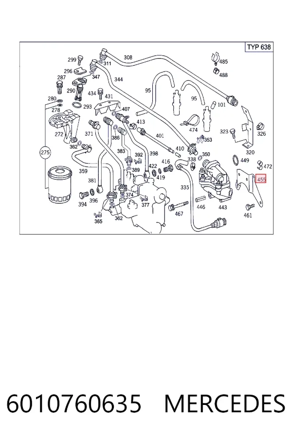 A6010760635 Mercedes 