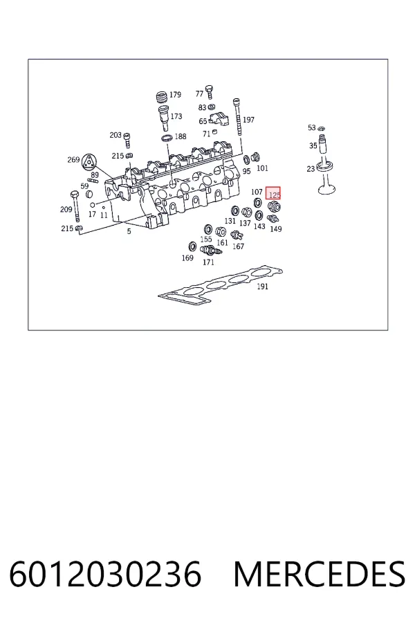 A6012030236 Mercedes 