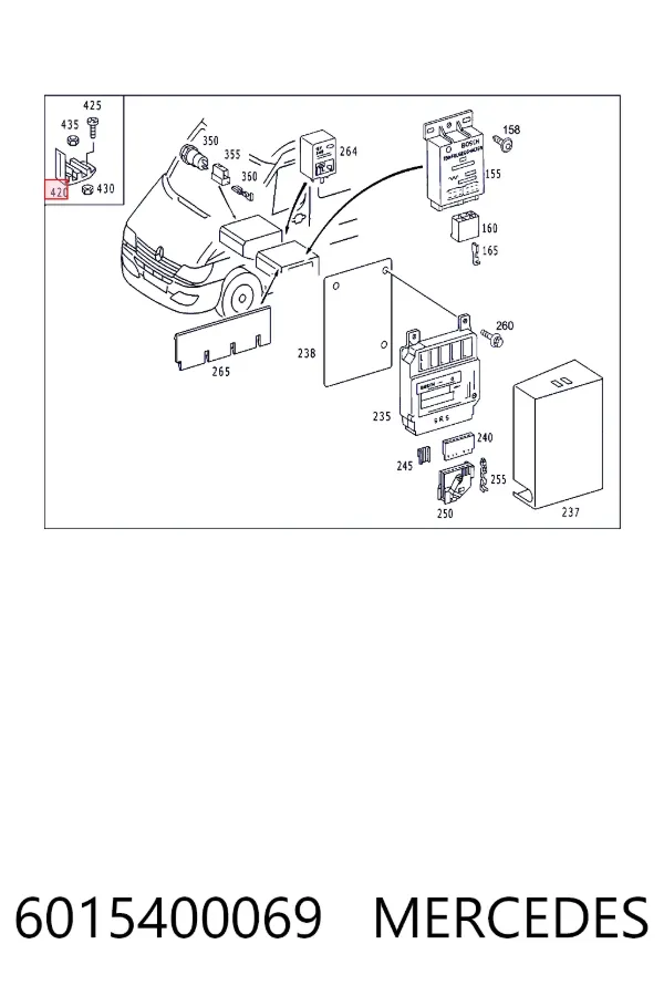  6015400069 Mercedes