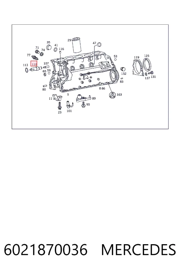 A6021870036 Mercedes 