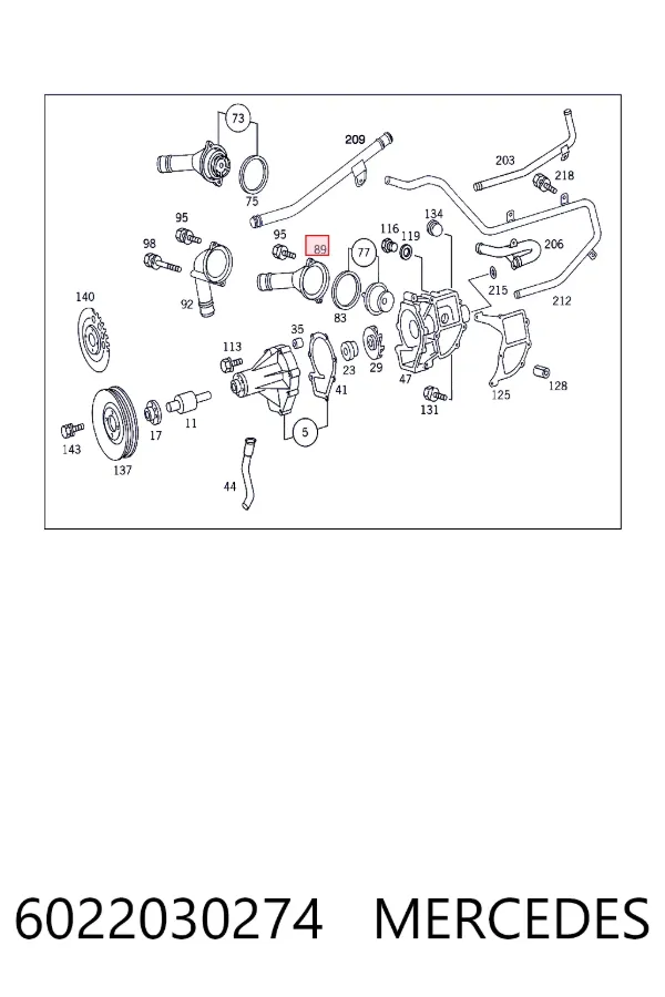 A6022030274 Mercedes 